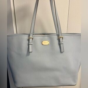 Michael Kors Light Blue Tote Bag